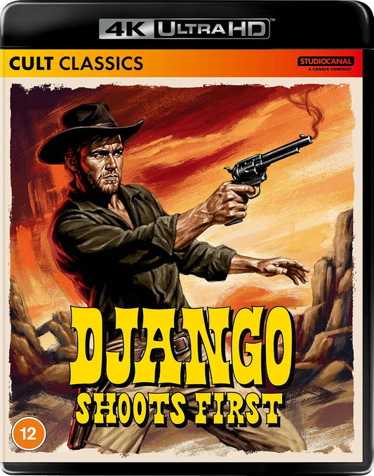 Illustrated cover art of a cowboy holding a smoking revolver against a desert background.