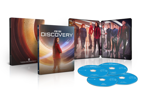 Star Trek: Discovery - Season 5 SteelBook [Blu-ray] Sent Sameday*