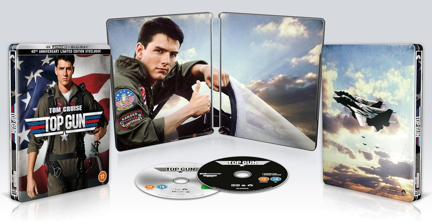 Top Gun 40th Anniversary 4K UHD + BD SteelBook [Blu-ray]