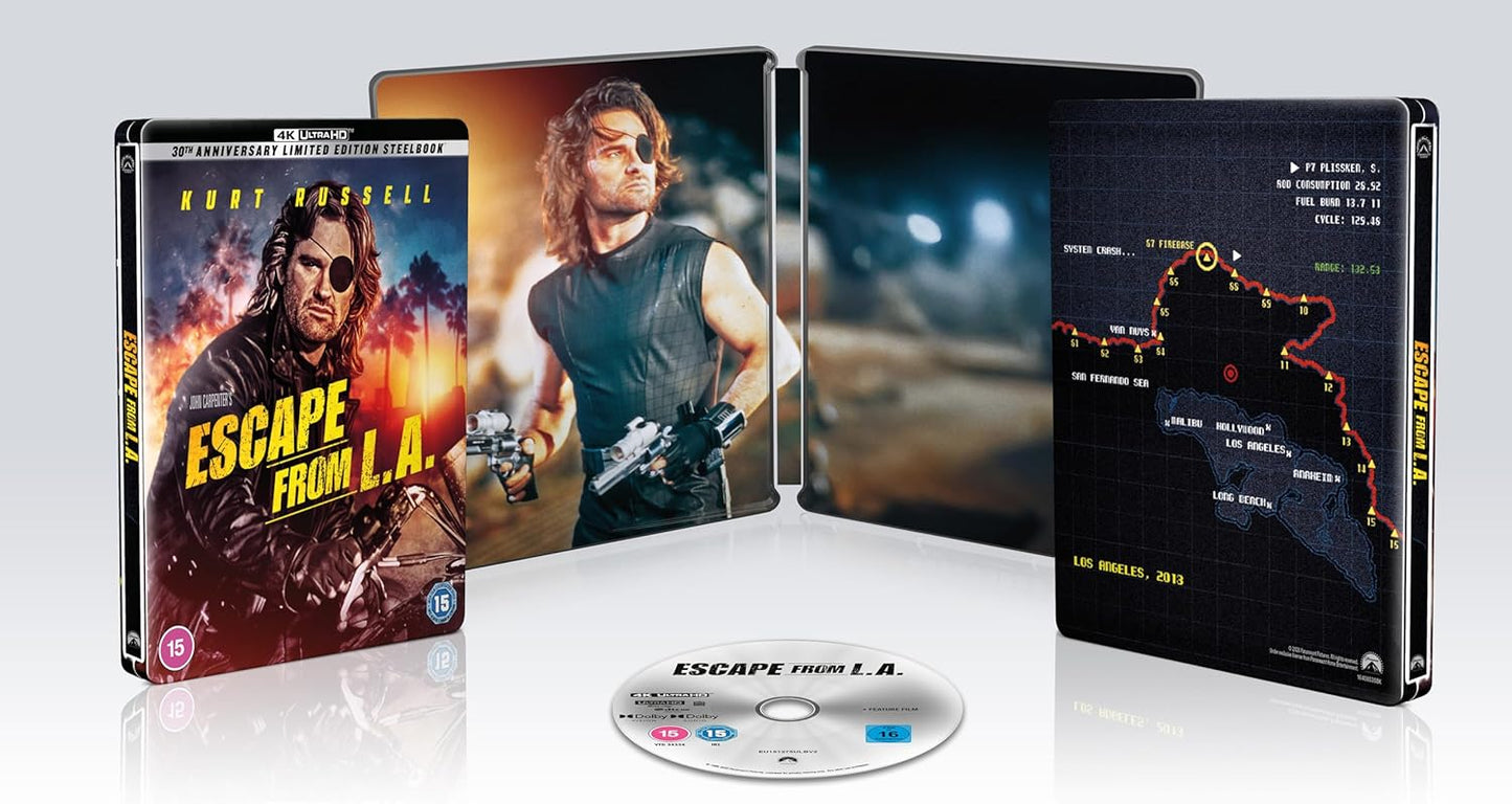 John Carpenter's Escape From L.A SteelBook [Blu-ray]