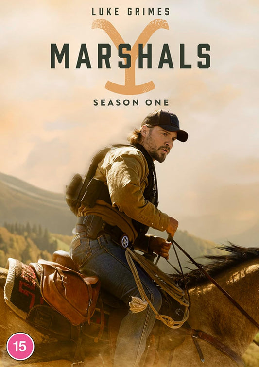 Marshals" Season 1 DVD cover featuring a man on horseback in a rural landscape.