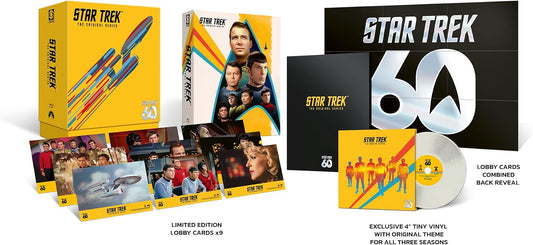 Star Trek: The Original Series 60th Anniversary Blu-ray collector's edition packaging.