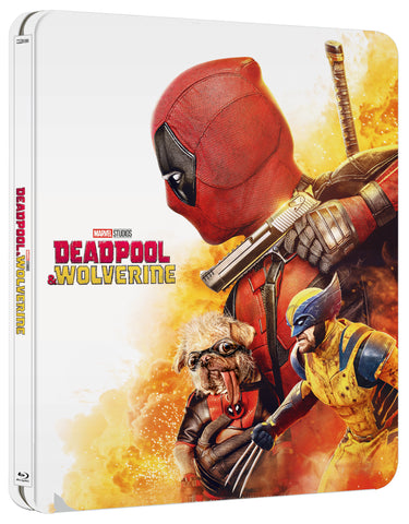 Marvels Deadpool & Wolverine (Deadpool Steelbook) [Blu-ray] Sent Sameday*