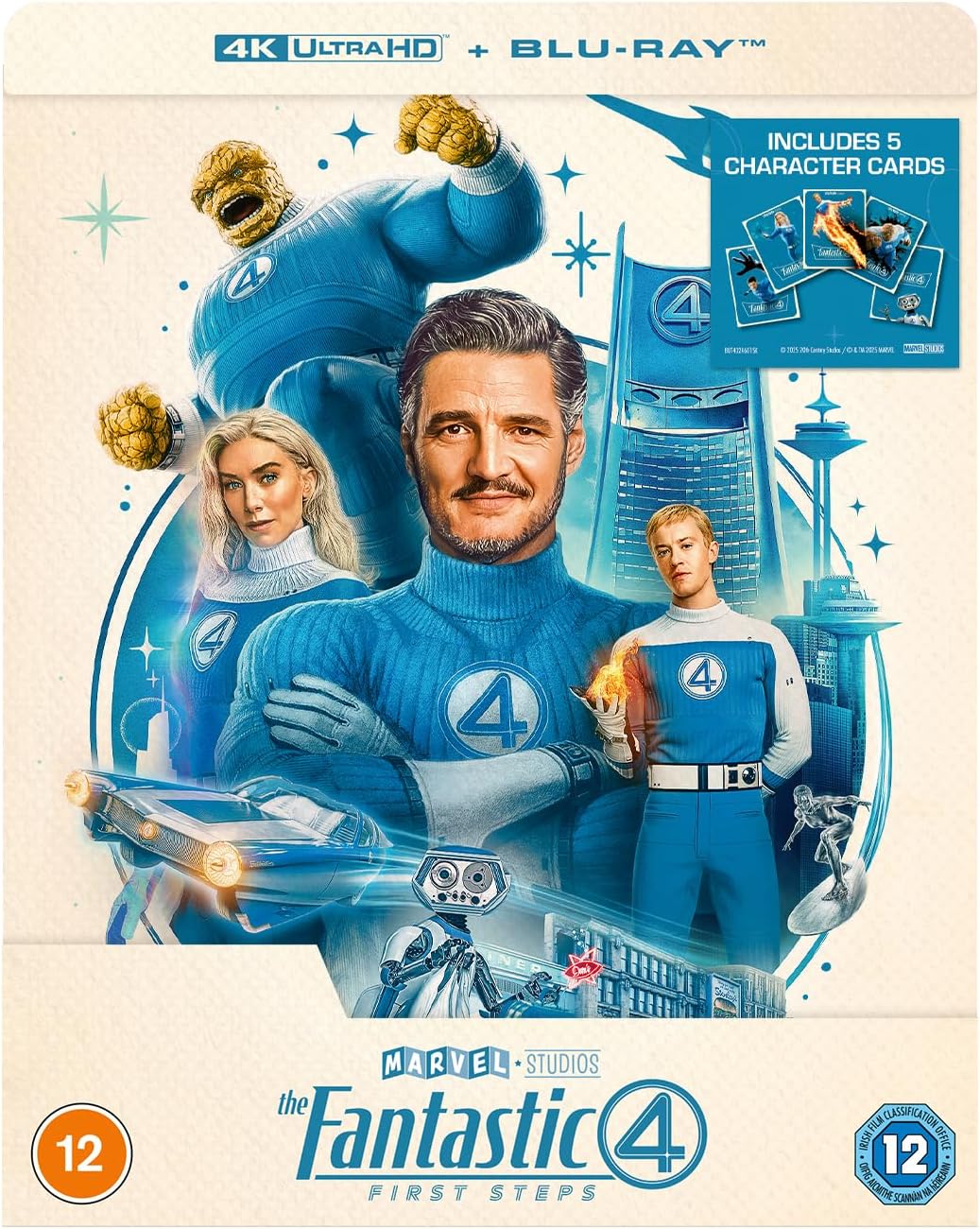 Marvel Studios The Fantastic Four UHD/BD SteelBook [Blu-ray]
