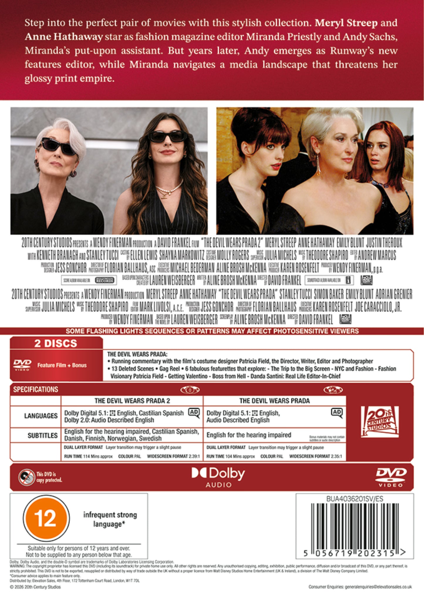 The Devil Wears Prada: 2-Movie Collection [DVD]
