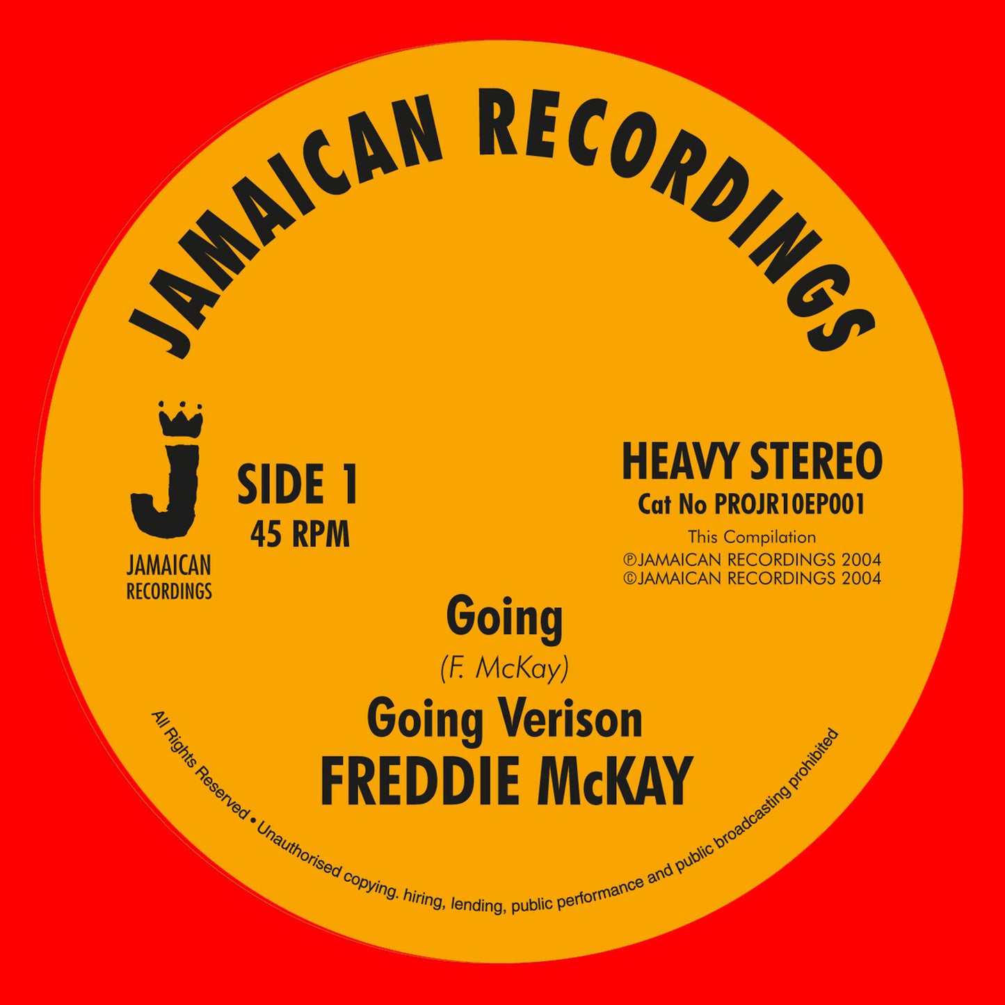 Freddie Mckay/ronnie Davis - Going / Tonight [VINYL]