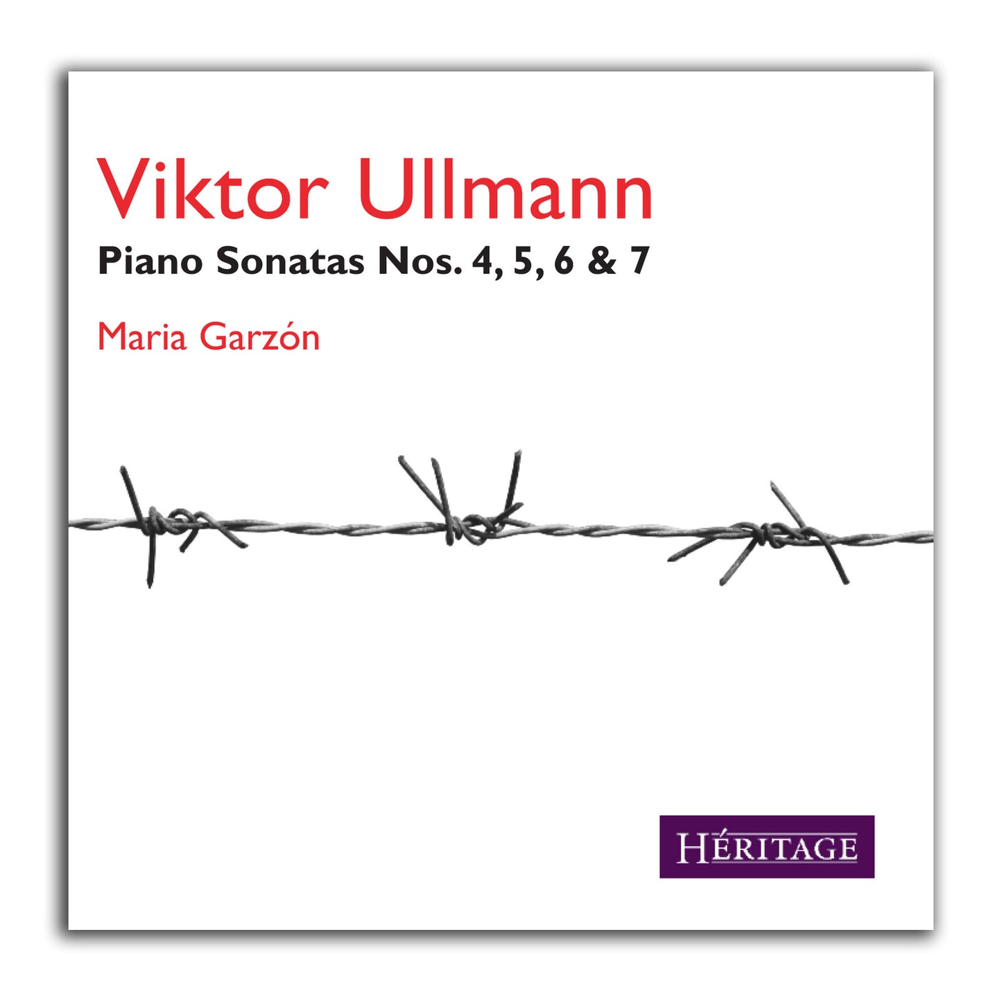 Maria Garzon - Viktor Ullmann Piano Sonatas [CD]