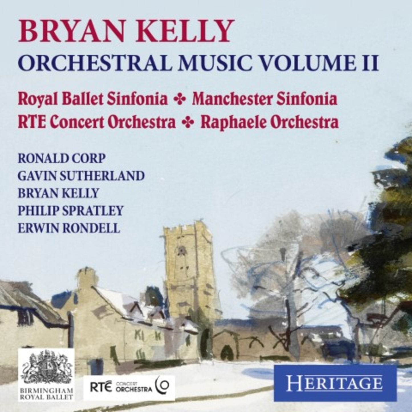 Various Artists; Ronald Corp; - Bryan Kelly Orchestral Music [CD]