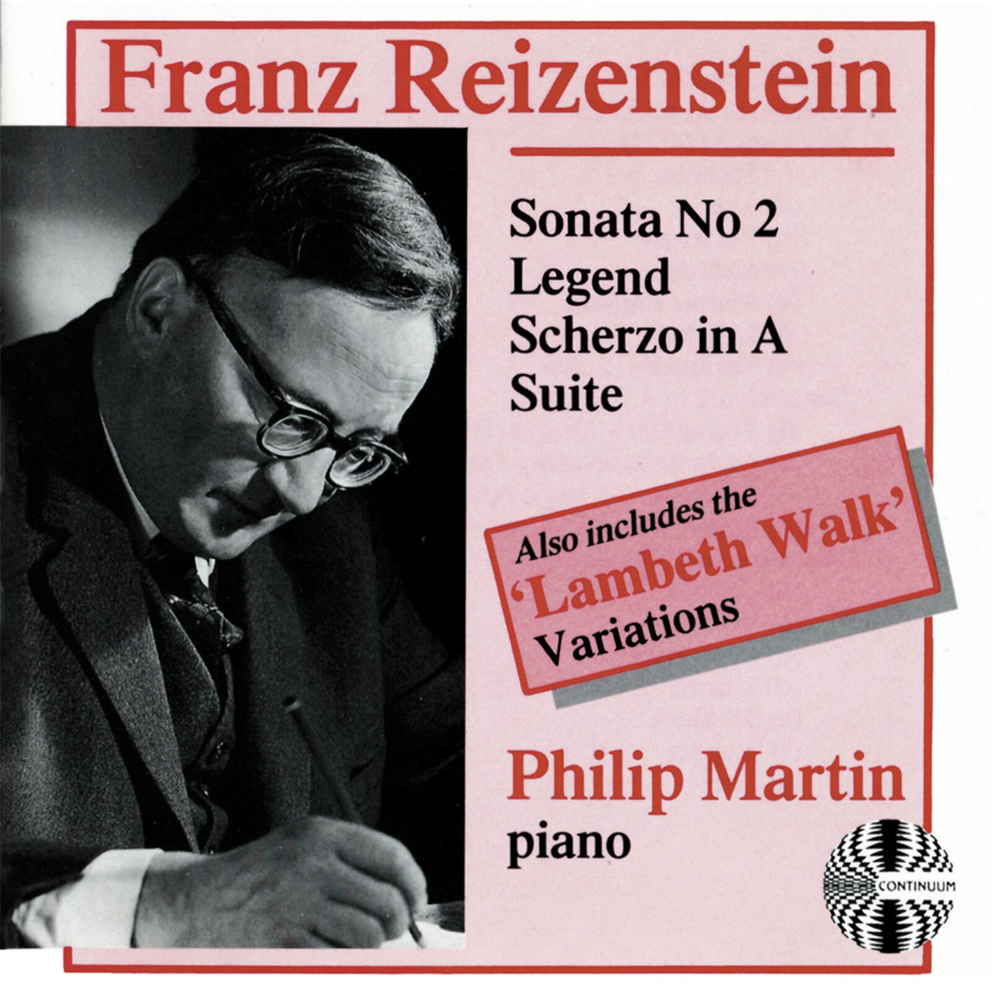 Philip Martin - Franz Reizenstein Piano Works [CD]