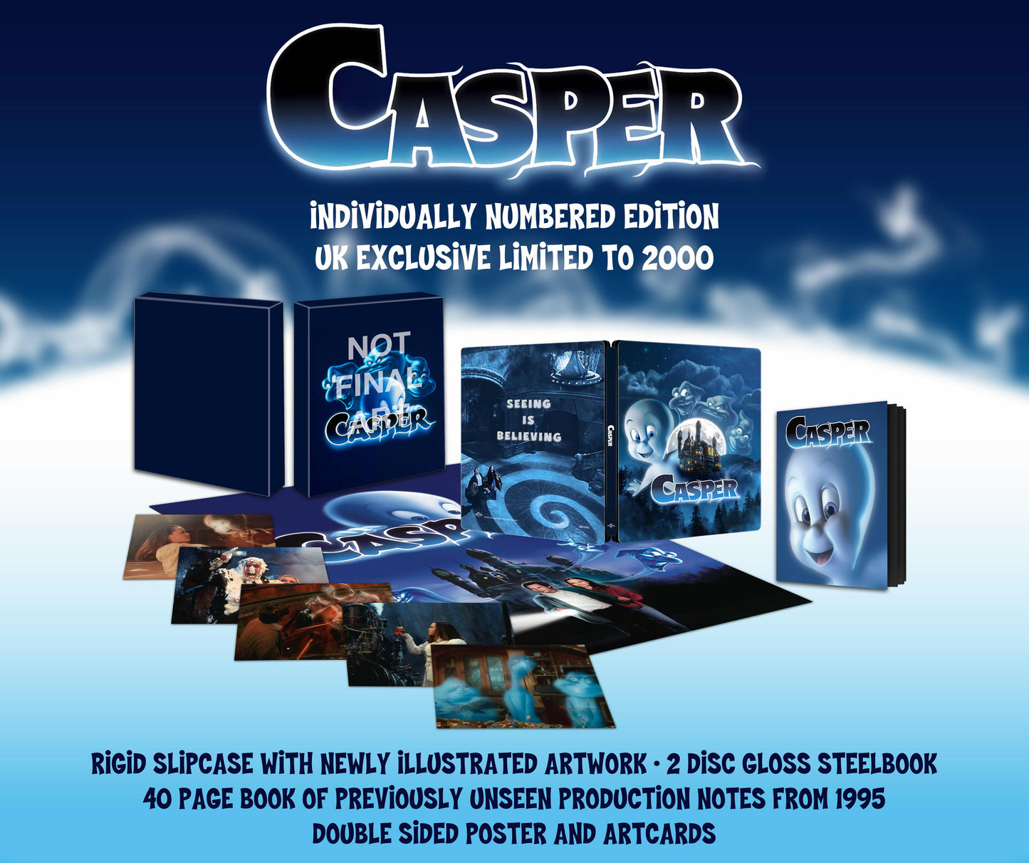 Casper 30th Anniversary Collectors 4K Steelbook [Blu-ray]