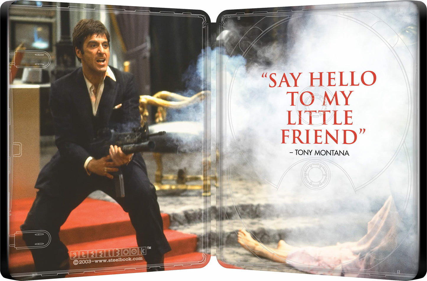 Scarface 4K UHD & Blu-Ray Steelbook [Blu-ray]