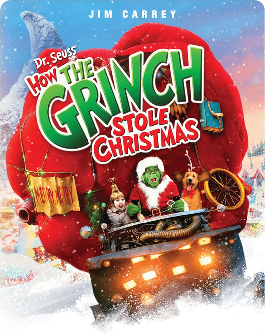 DR SEUSS HOW THE GRINCH STOLE CHRISTMAS STEELBOOK [Blu-ray]