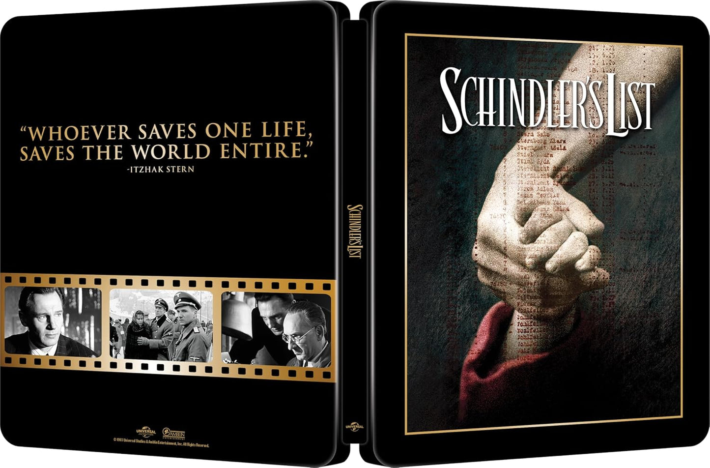 Schindler's List (Theatrical Poster 4K UHD/BD Steelbook 2026) [Blu-ray]