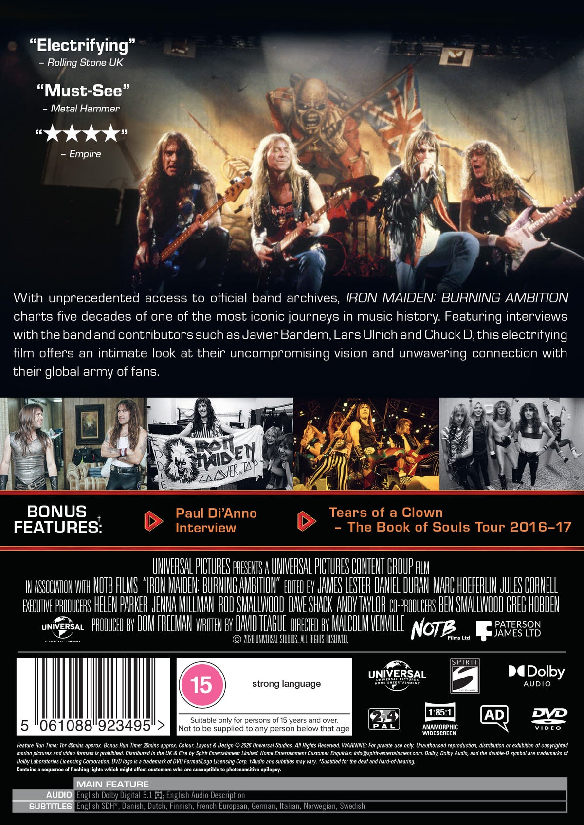 Iron Maiden: Burning Ambition [DVD]