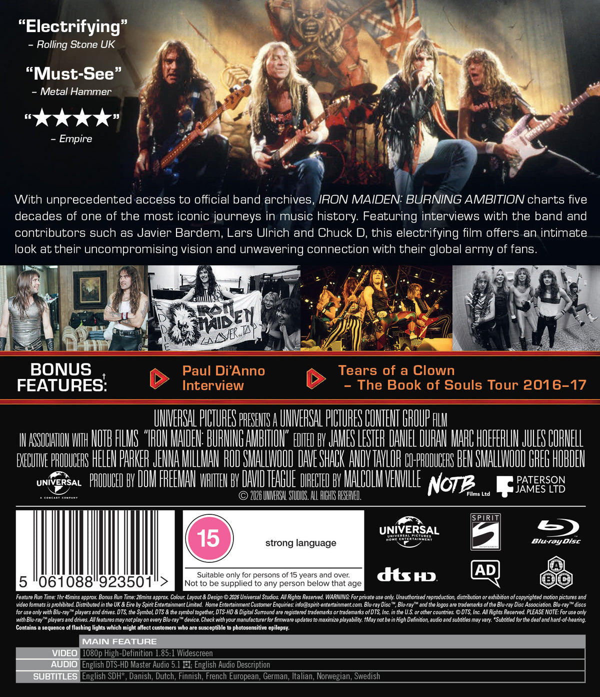 Iron Maiden: Burning Ambition [Blu-ray]
