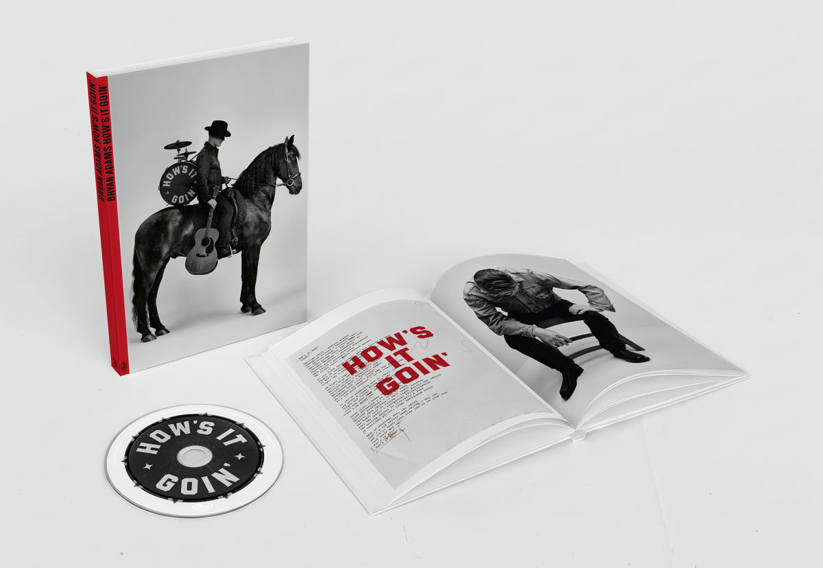 BRYAN ADAMS - How's It Goin' (DLX A4 Hardback Book) [CD]