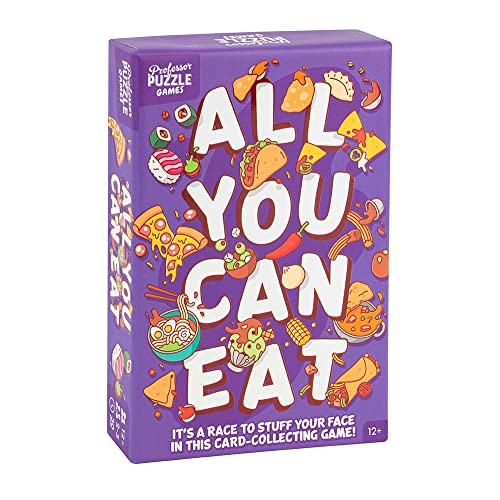 Professor Puzzle | All You Can Eat | Card Game | Ages 12+ | 2-5 Players | 30 Minutes Playing Time