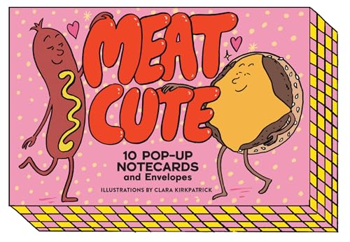 Meat Cute : 10 Pop-Up Notecards and Envelopes