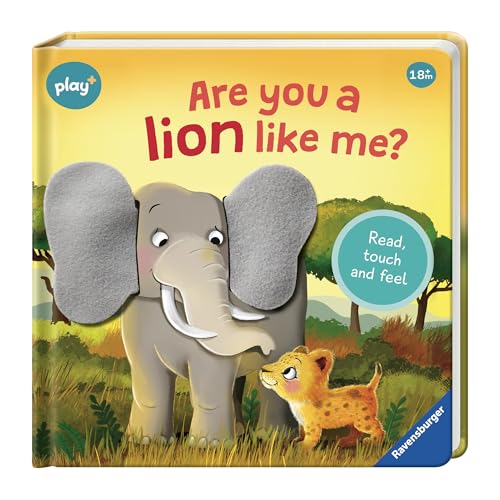 Ravensburger Play+ Infant & Toddler - Are you a Lion like me? : Read, touch and feel