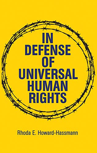 Book cover with blue text inside a barbed wire circle on a yellow background.