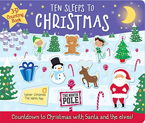 Ten Sleeps to Christmas (3D Counting Books)