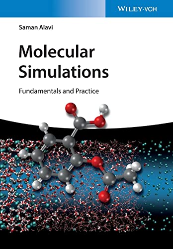 Book cover for "Molecular Simulations" with a molecular model graphic.