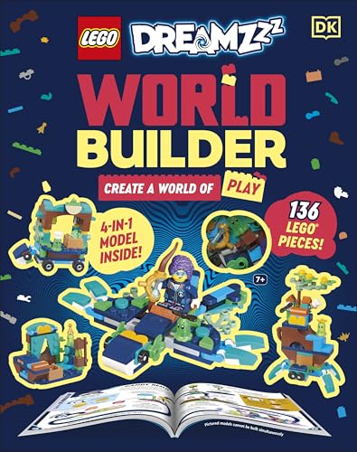 LEGO DreamZzz World Builder : Create a World of Play with 4-in-1 Model and 150+ Build Ideas!
