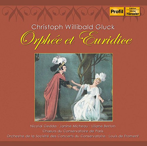 CD cover for Gluck's *Orphée et Euridice* opera, featuring performers.