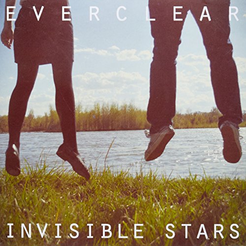 Album cover: two pairs of legs jumping over water and reeds.