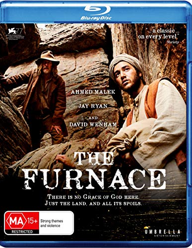 The Furnace" Blu-ray cover featuring two men in a rocky, desert landscape.