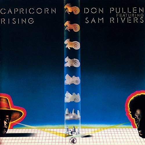Album cover for Don Pullen’s “Capricorn Rising” featuring zodiac symbols.