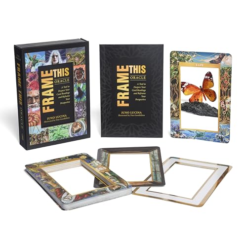 Frame This Oracle : A Tool to Deepen Your Card Readings and Reframe Your Perspective (Oracle Kit Box Set with 25 Cards and Guide Book)
