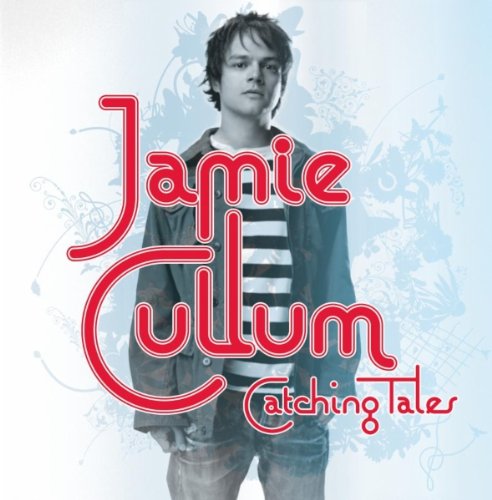 Jamie Cullum album cover, portrait of a young man in striped shirt.