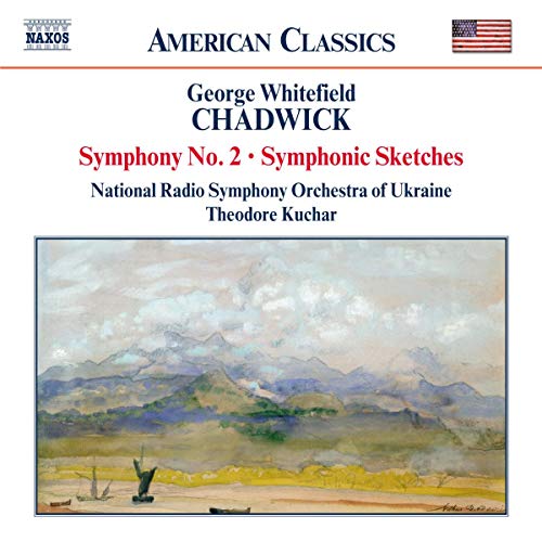 CD cover for Chadwick’s Symphony No. 2 featuring a landscape painting.