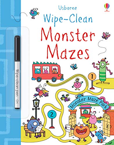 Wipe-Clean Monster Mazes (Wipe-Clean Books)