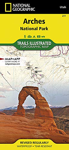 Arches National Park 211 GPS Utah 2005: Ng.NP.211 (National Geographic Trails Illustrated Map)
