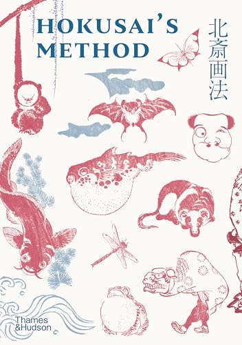 Book with Hokusai's artwork on cover, likely Japanese-inspired design and traditional printmaking style.