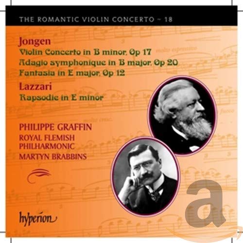 Philippe Graffin; Martyn Brabbins: Royal Flemish Philharmonic - Jongen & Lazzari (S): Violin Concertos [CD]