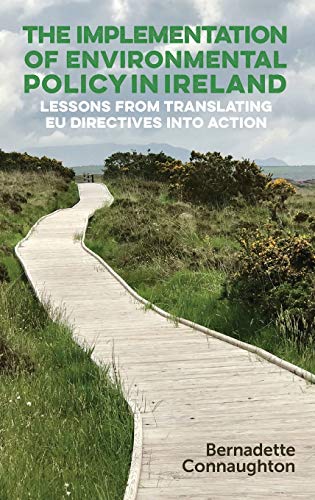 Book cover: “The Implementation of Environmental Policy in Ireland” with a rural landscape.