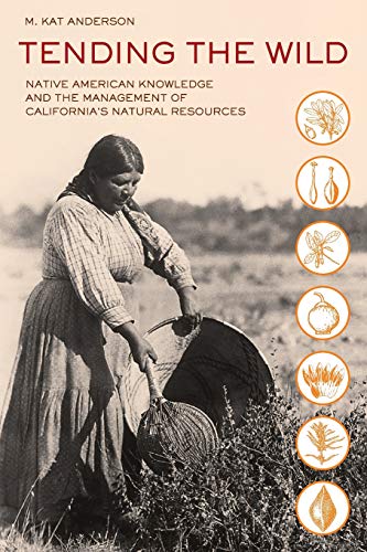 Book cover showing a woman harvesting with a basket and seven circular botanical illustrations.