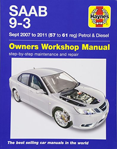 Saab 9-3 Petrol and Diesel Owners Workshop Manual 2007-2011