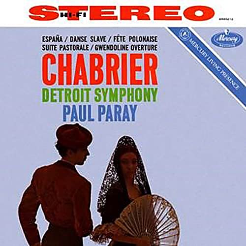 Detroit Symphony Orchestra Paul Paray - The Music of Chabrier [VINYL]