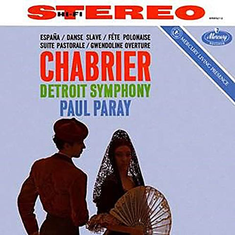 Detroit Symphony Orchestra Paul Paray - The Music of Chabrier [VINYL]