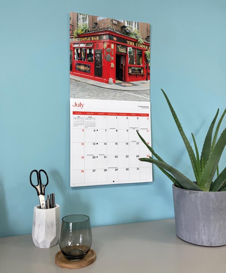 Ireland Square Wall Sunday Start Calenda