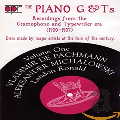 Pachmannmichalowskironald - The Piano G & Ts, Vol.1 [CD]