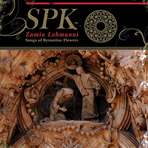 CD cover for SPK’s “Zamia Lehmannii” featuring Byzantine-style religious art.