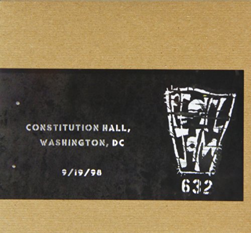 Pearl Jam - Official Bootleg: Constitution Hall, DC 9/19/98 [CD]