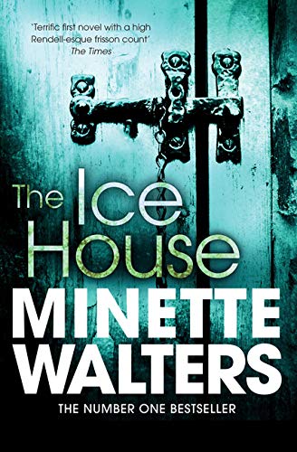 Book cover for The Ice House by Minette Walters showing a locked wooden door.