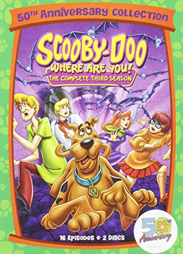 Scooby-Doo DVD cover featuring the gang and spooky cave background.