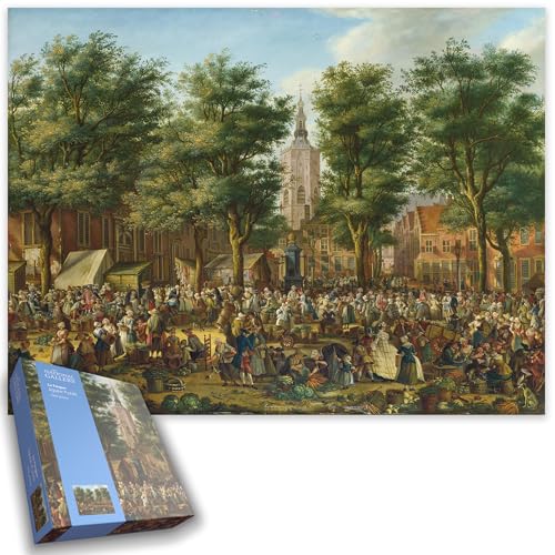 The Grote Markt At The Hague - National Gallery 1000 Piece Jigsaw Puzzle